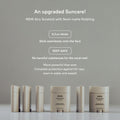 Abib Airy Sunstick with product details on a gray background