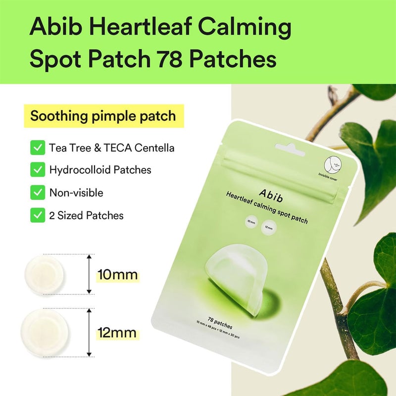 HEARTLEAF CALMING SPOT PATCH 78pcs
